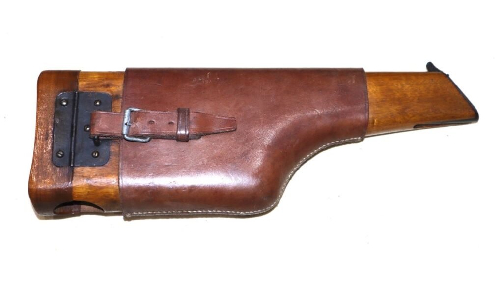 Superb Condition Mauser C96 Stock Holster and Leather Jacket