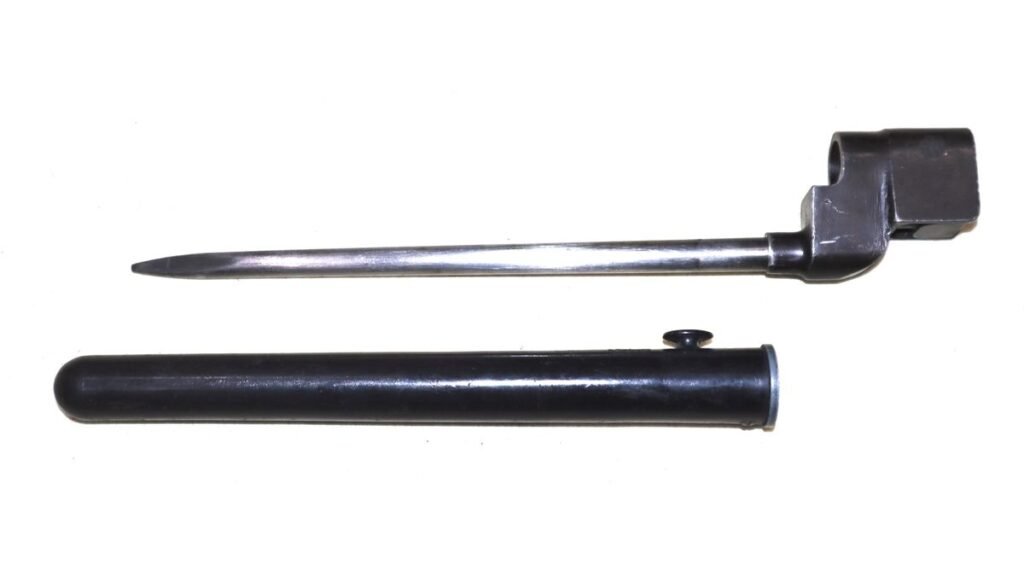 WW2 British No.4 Spike Bayonet And Scabbard