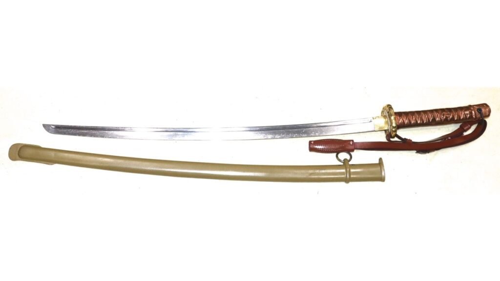 Extremely Rare Copper Tsuka WW2 Japanese NCO Shin-Gunto Katana