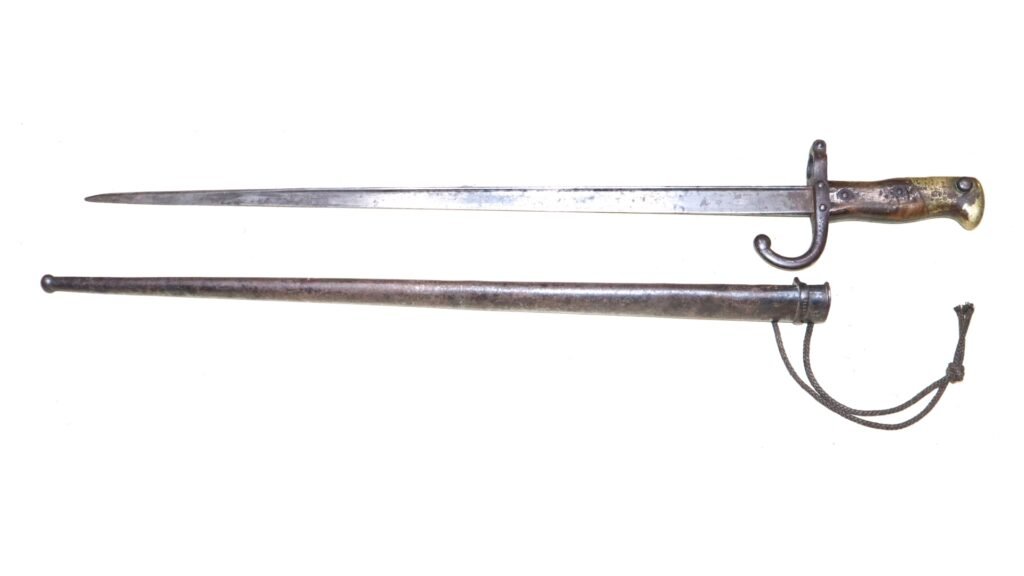French Gras Bayonet In Scabbard