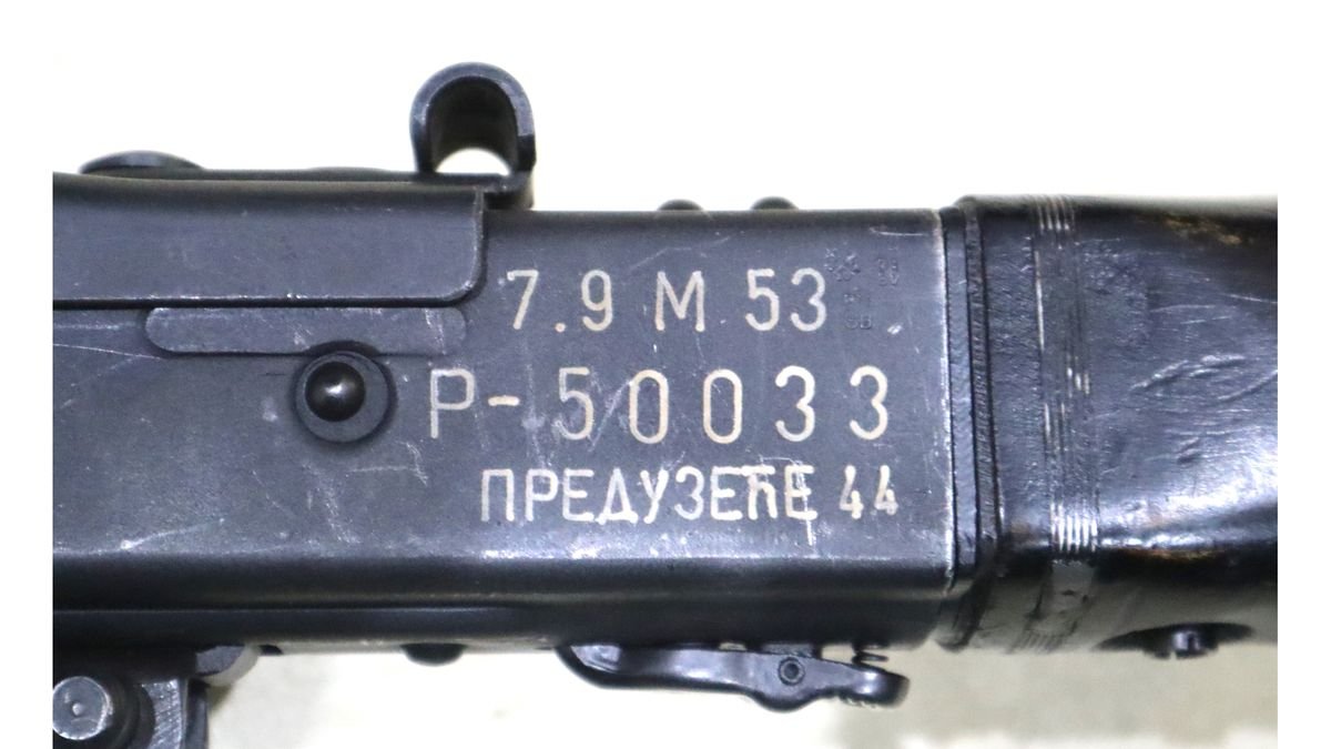 Post War Yugoslavian MG42/53 LMG – SN 033 - Image 6