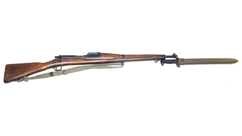 Scarce WW2 US Parris-Dunn Navy Instructional Rifle With Navy Marked Instructional Bayonet