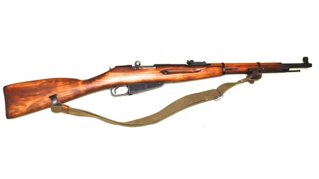 WW2 Soviet 1943 Dated Izhevsk Production Mosin 91/38 Carbine – UK DEAC – SN 042