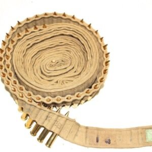 WW2 British Vickers HMG Ammo Belt w/ 50Rds Inert .303 Ammo