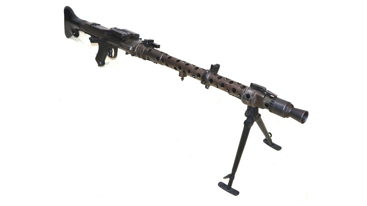 Superb Condition WW2 German 1945 Dated dot Marked MG34 – SN 098 - Image 2