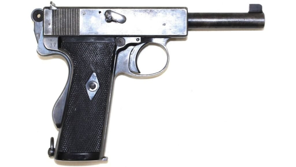 Extremely Rare WW1 Naval 1917 Dated Webley Mark 1 .455 Auto