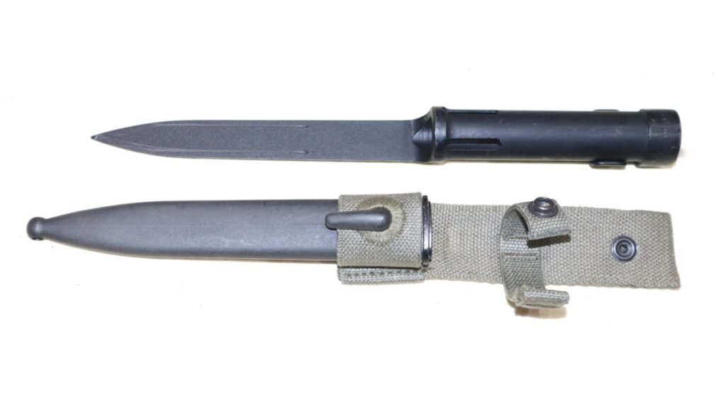 Mint Condition South African FAL R1 Bayonet And Scabbard