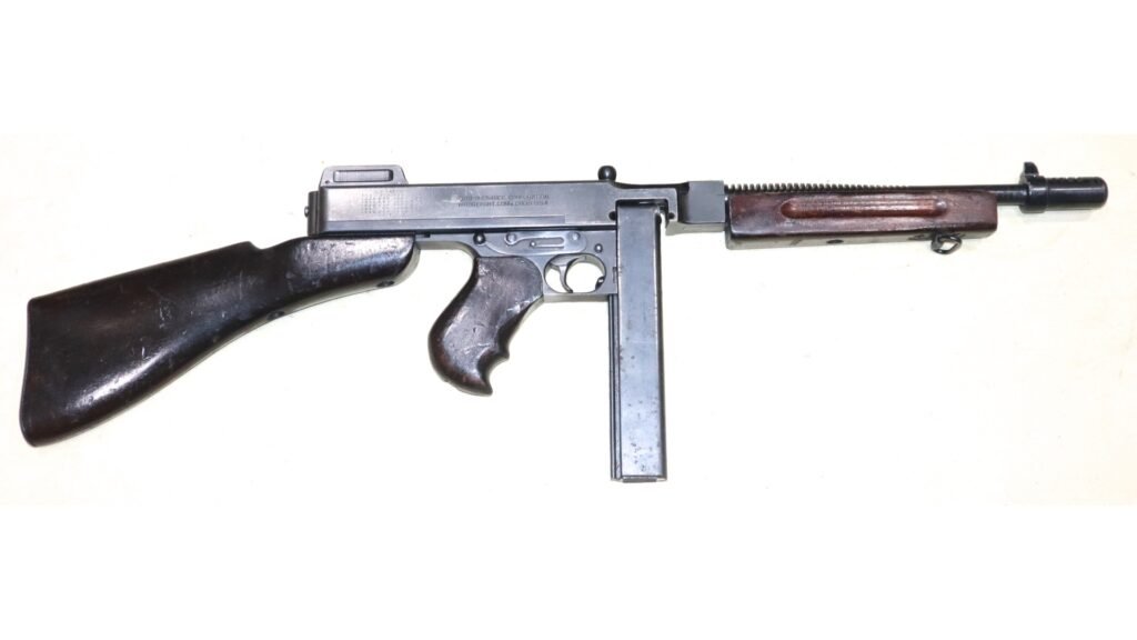 WW2 US Model 1928A1 Thompson – UK DEAC – SN 168