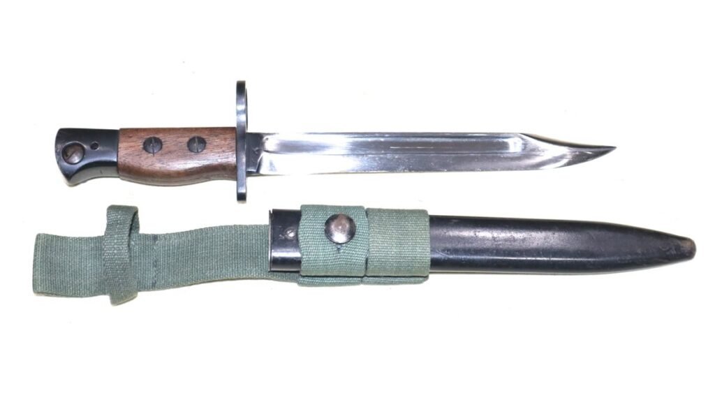 Immaculate British No.5 Enfield Bayonet And Scabbard