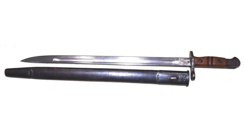 WW1 British/US Remington Pattern 1913 Bayonet In Scabbard