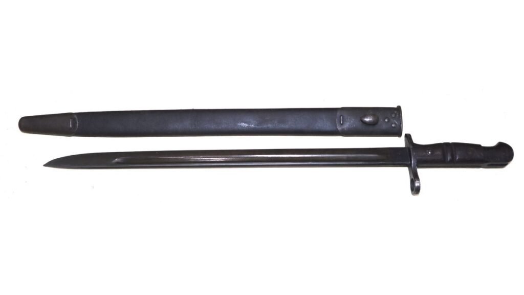WW1 British P14 Bayonet In Scabbard