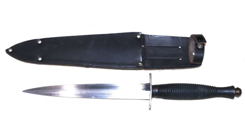 FS Type Fighting Knife And Scabbard