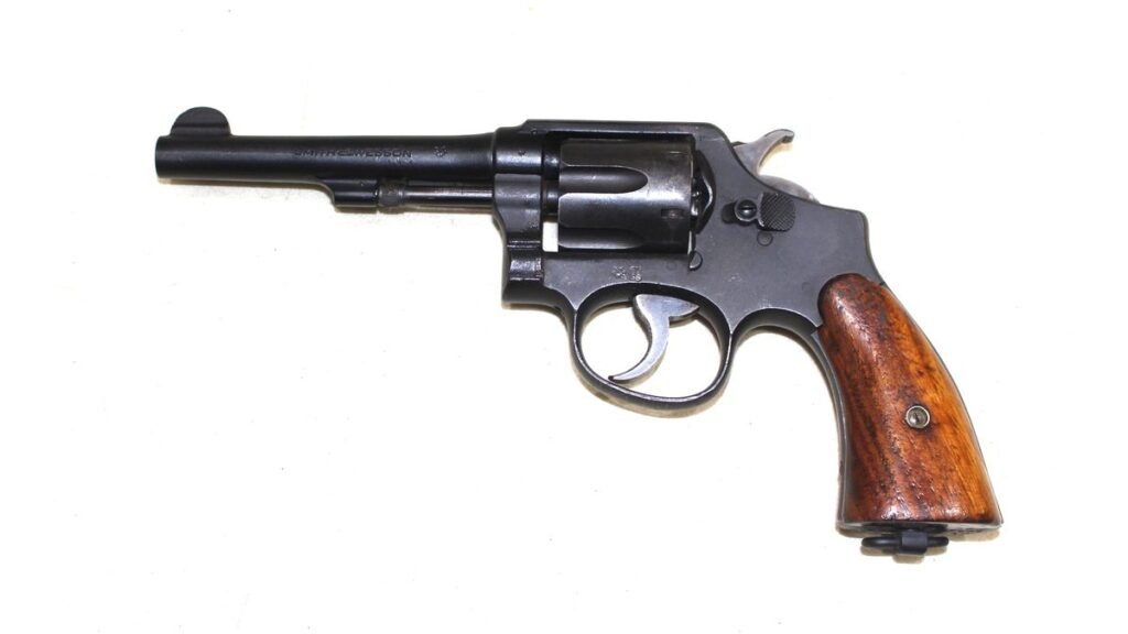 WW2 US Smith And Wesson Victory Revolver 38.