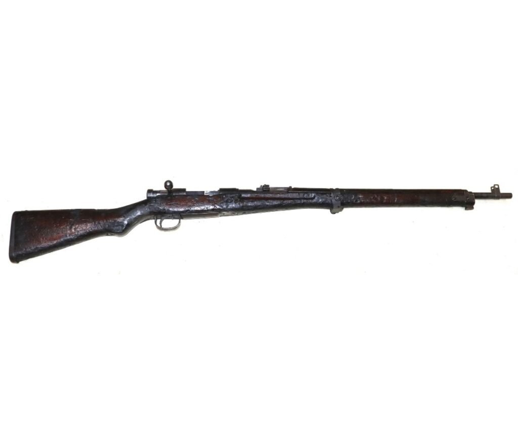 WW2 Japanese Type 99 Arisaka Rifle With Period Repair – SN 973