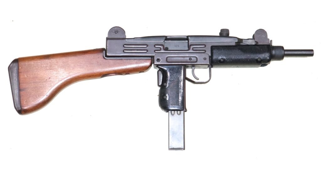 OLD SPEC IMI Production Uzi With With Wooden Stock – SN 400 – UK DEAC