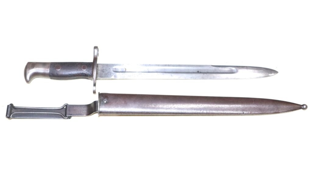US 1899 Dated Springfield M1892 Bayonet With Scabbard And Hanger