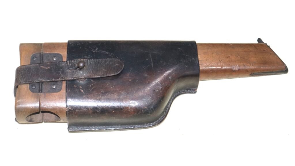 WW1 German C96 Stock And Holster With Leathers – SN 205