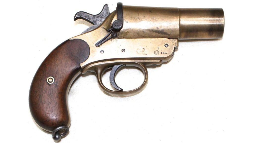 Rare WW1 1915 Dated British Greener Produced Flare Pistol