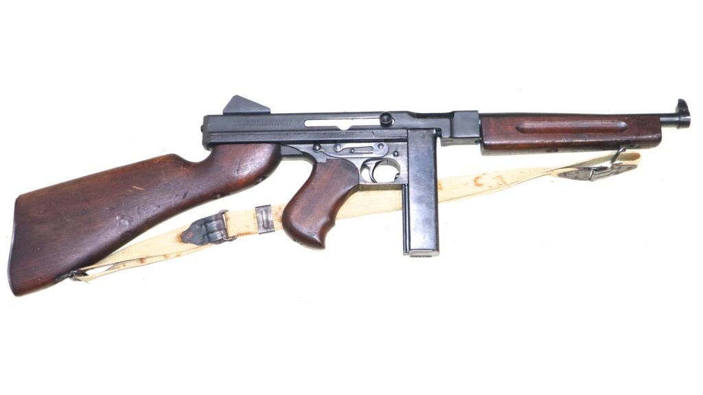 Superb Condition WW2 US Thompson M1 Submachine Gun – SN 597 – UK DEAC