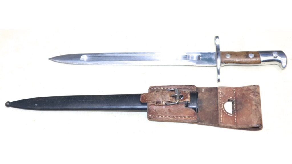 Swiss Schmidt Rubin M1889 Bayonet In Scabbard