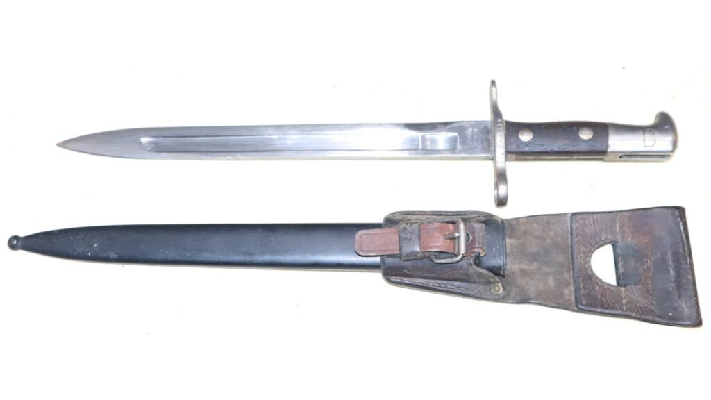 Swiss Schmidt Rubin M1889 Bayonet In Scabbard
