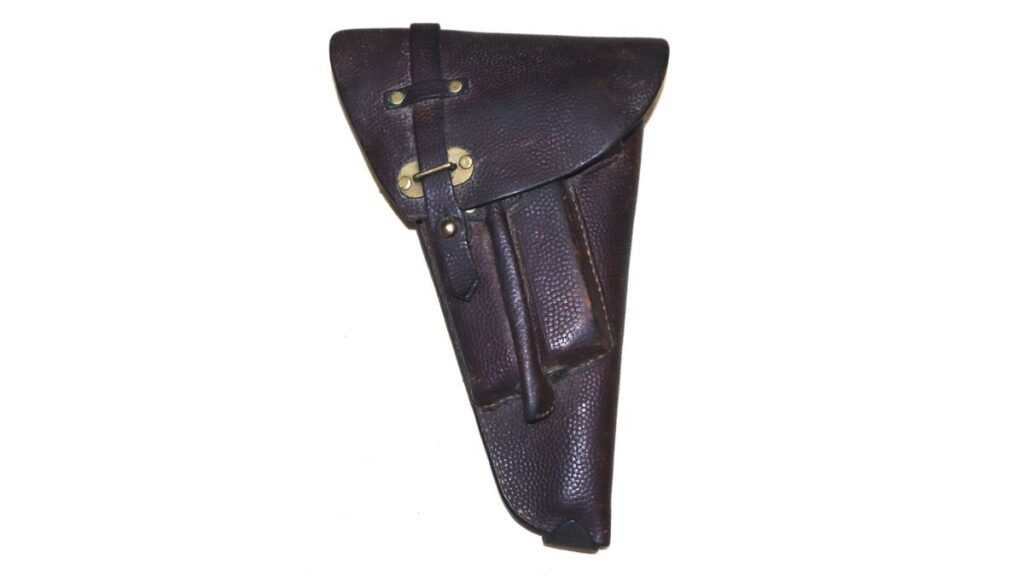 WW2 Swedish M/40 Lahti Holster With Spare Magazines