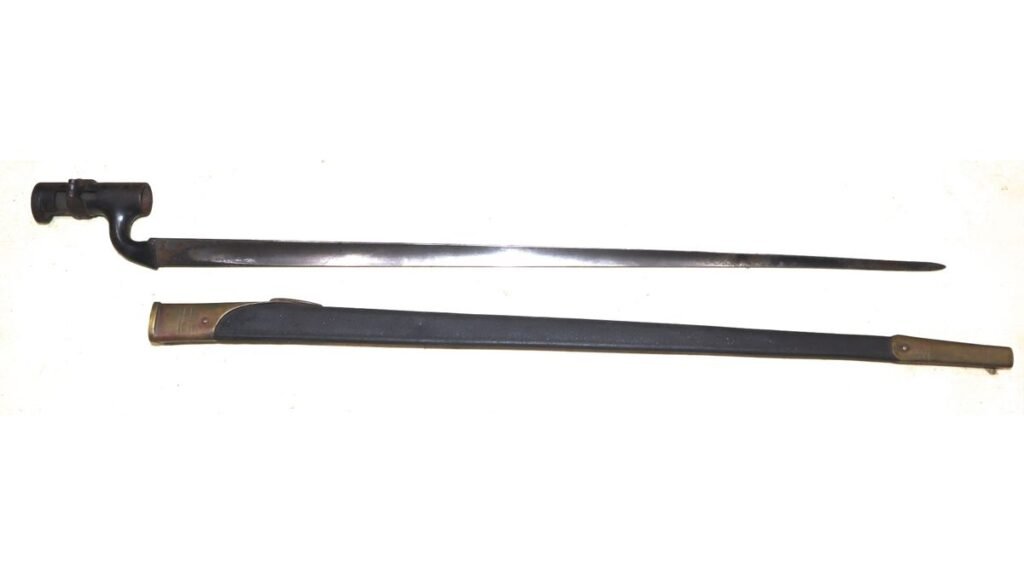 British Martini Henry Socket Bayonet With Scabbard