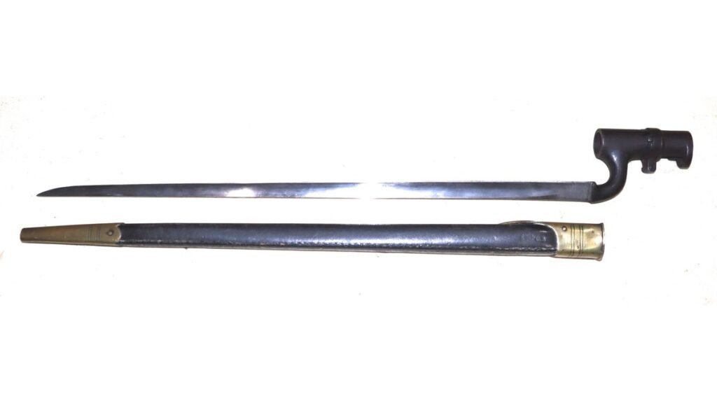 British Martini Henry Socket Bayonet With Scabbard