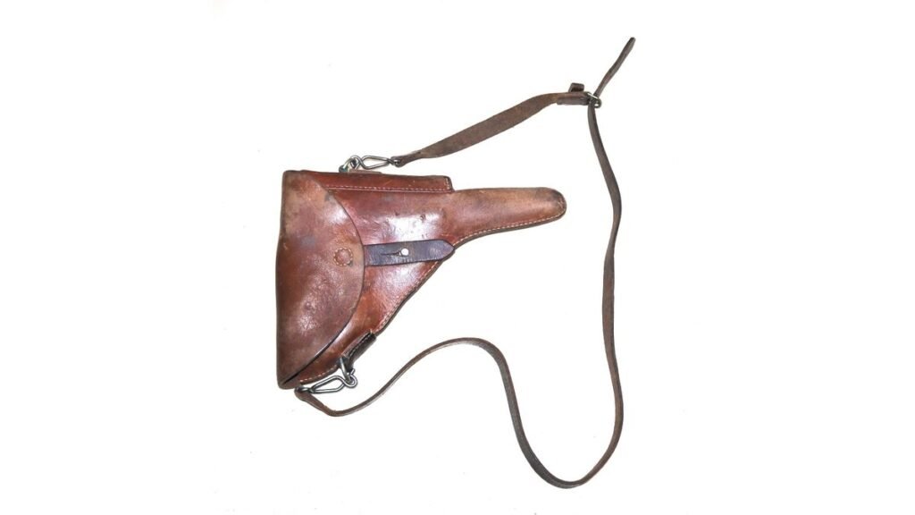 Excellent Condition Swiss Luger Holster And Spare Magazine