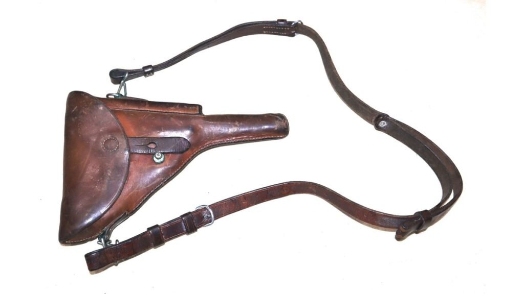 Excellent Condition Swiss Luger Holster And Spare Magazine – Reserve