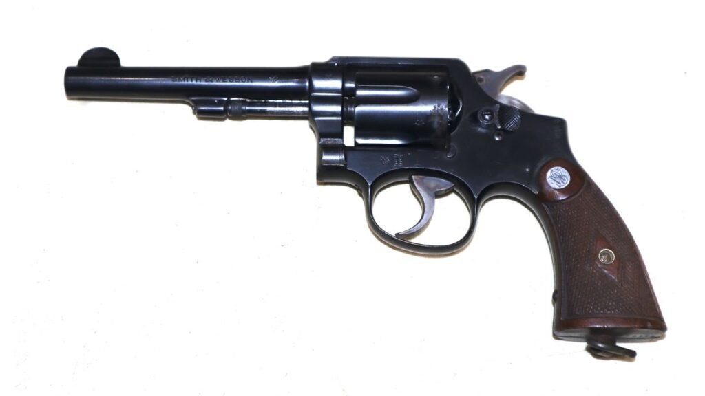 Excellent Condition British Issued Smith And Wesson Victory Revolver – SN 353