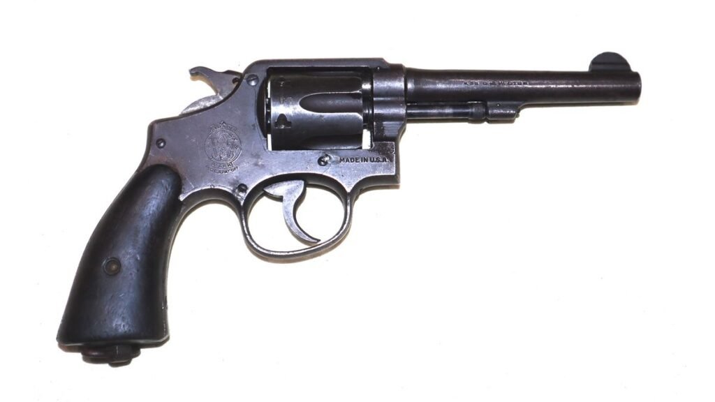 WW2 US Smith And Wesson Victory Revolver – SN 975