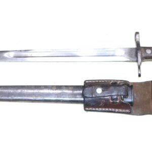 Excellent Condition M1889 Schmidt Rubin Bayonet And Scabbard – SN 214