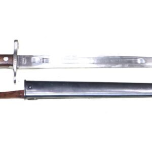 Superb Condition M1889 Schmidt Rubin Bayonet And Scabbard – SN 410