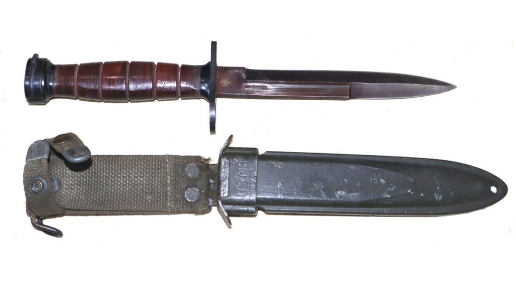 US M1 Carbine Bayonet In Scabbard