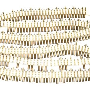 WW2 British Vickers Canvas Ammunition Belt With 230+ WW2 Dated Inert Rounds