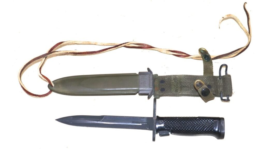 Superb Condition US M14 Bayonet And Scabbard