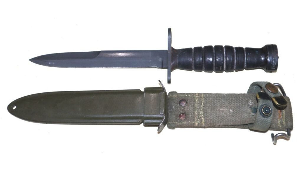 US M1 Carbine Bayonet In Scabbard