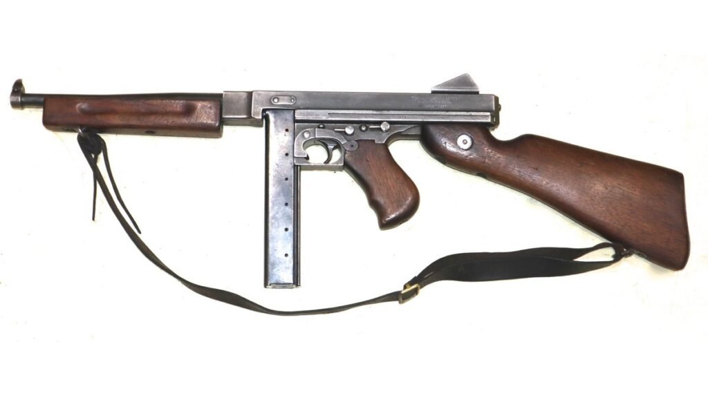 Excellent Condition OLD SPEC WW2 US M1A1 Thompson Submachine Gun – UK DEAC