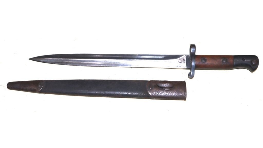 WW1 British 1903 Pattern Bayonet And Scabbard
