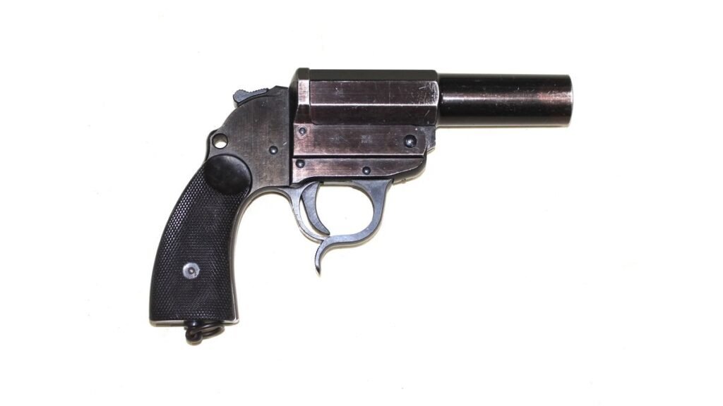Scarce WW2 German KM Marked Walther Model 26 Naval Flare Pistol