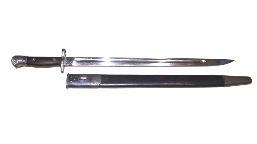 WW1 British 1907 Pattern SMLE Bayonet And Scabbard