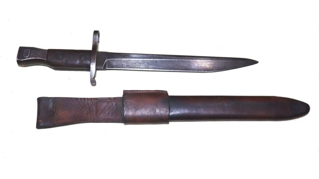 WW1 Canadian Ross Bayonet And Scabbard