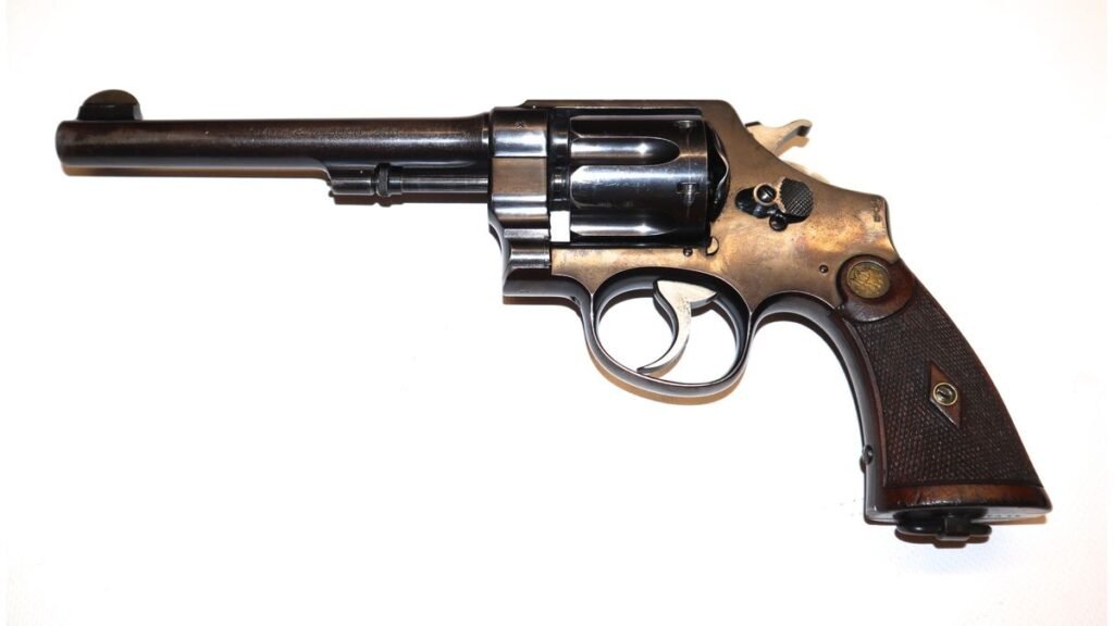 Section 5/7.1 – WW1 British Contract US .455 Smith And Wesson Mk2 Hand Ejector – SOLD