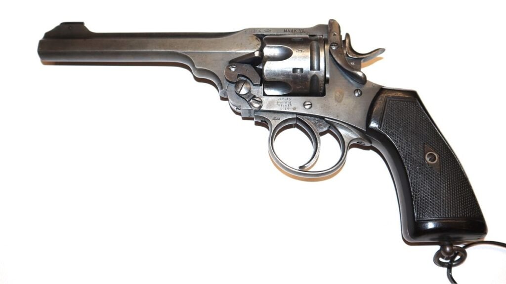 Section 5/7.1 – WW1 British 1916 Dated .455 Webley Mk6 – SOLD