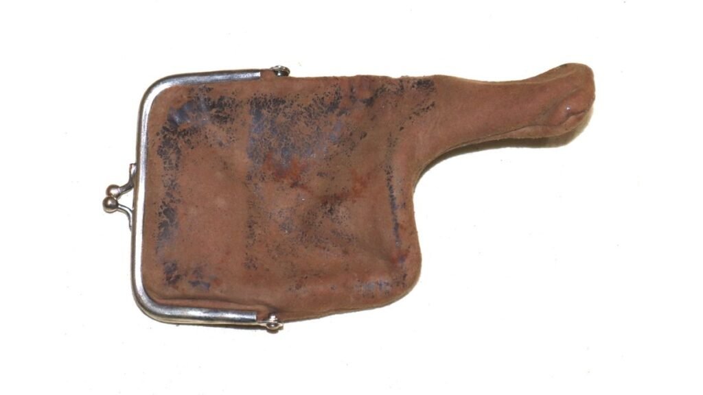 Rare French Galuois Palm Pistol Leather Holster