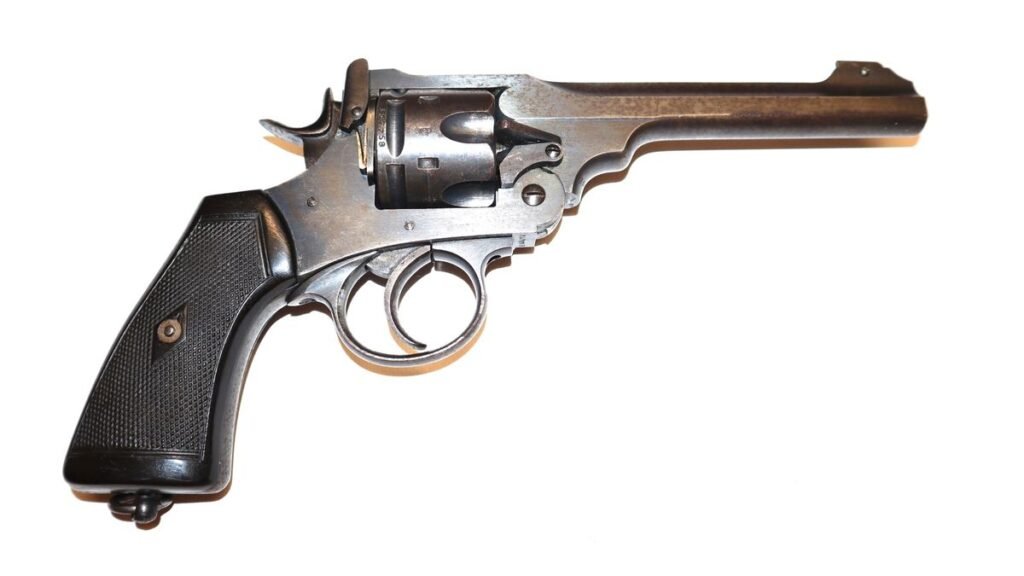 Section 5/7.1 – WW1 British 1918 Dated .455 Webley Mk6 – SOLD