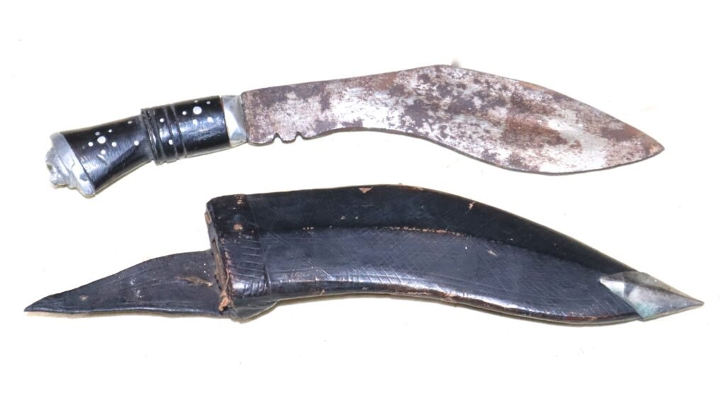 Small Kukri In Leather Scabbard