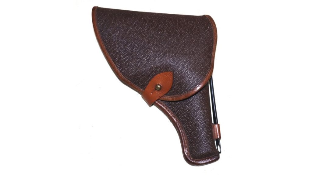 Soviet Nagant Revolver Holster With Leather Lanyard