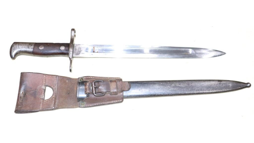 Swiss M1889 Bayonet In Scabbard And Frog – SN 823